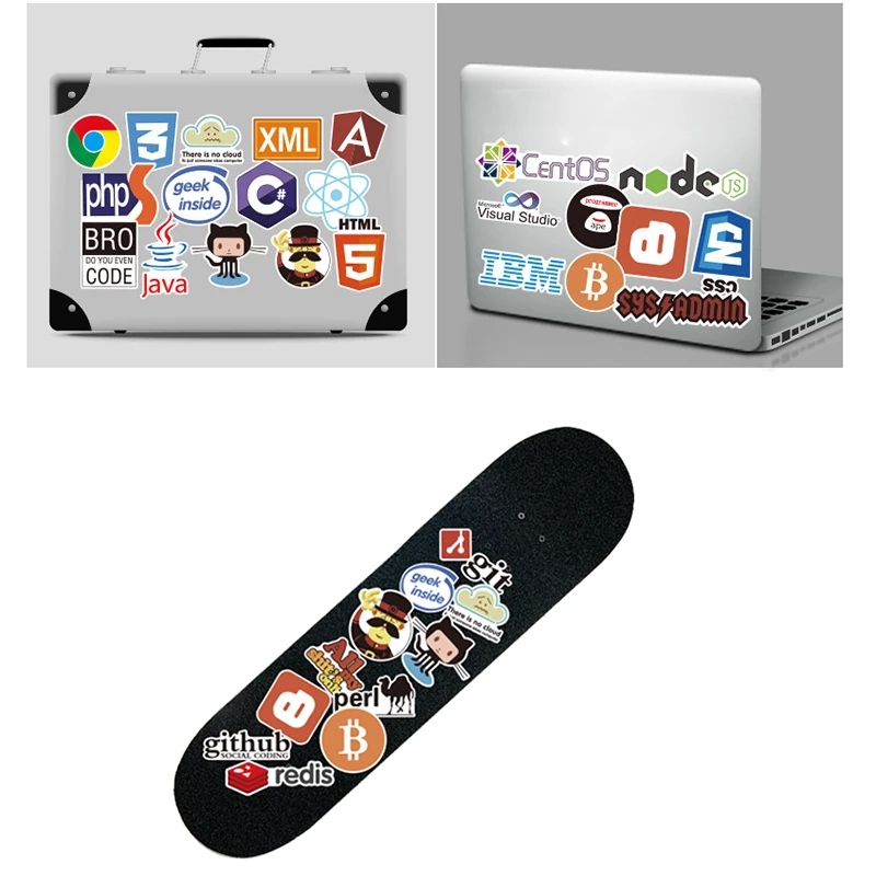 50 PCS Programming Language Stickers - Image 4