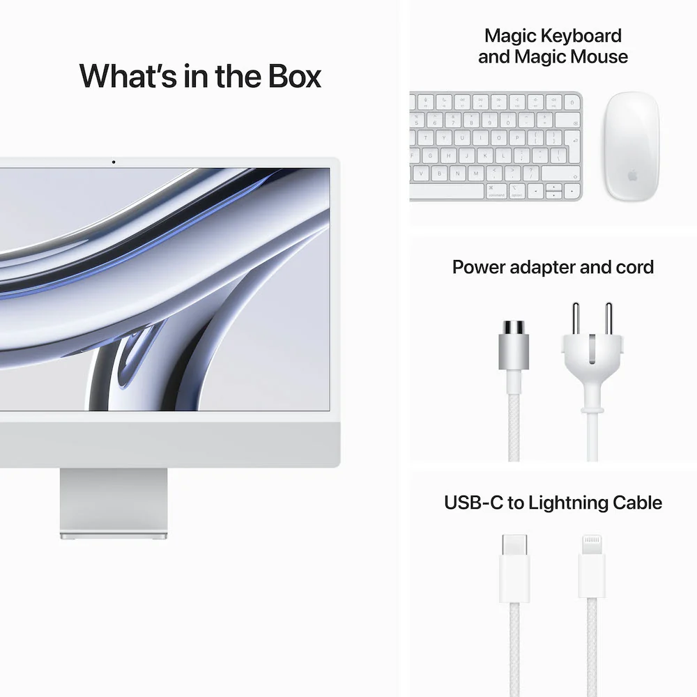 iMac with Retina 4.5K display | Apple M3 Chip | 8- Core CPU | 8-Core GPU | 256GB - Image 2